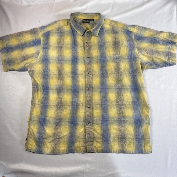 Mountain Hardwear Other - Mountain Men Men's Short Sleeve Button Up Shirt Size Extra Large